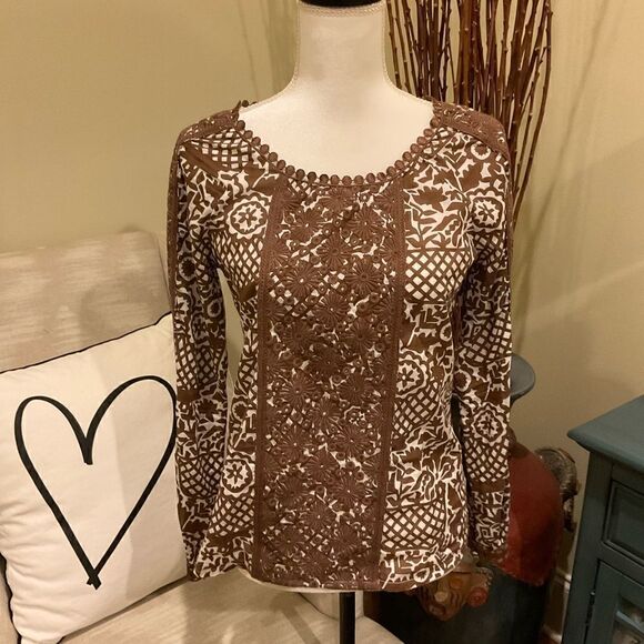 Tory Burch Scoop Neck Blouse 🩷 - Picture 1 of 4